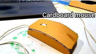 How To Make Simple Laptop Mouse From Cardboard