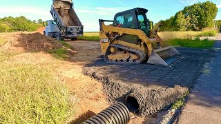 LET’S BUILD A GRAVEL DRIVEWAY!!! NEW HOUSE, NEW DRIVEWAY…