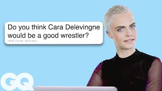 Cara Delevingne Replies to Fans on the Internet | Actually Me | GQ