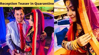 Watching Reception Teaser in Quarantine | Indian YouTuber in Apna America | Couple Goals | Wedding