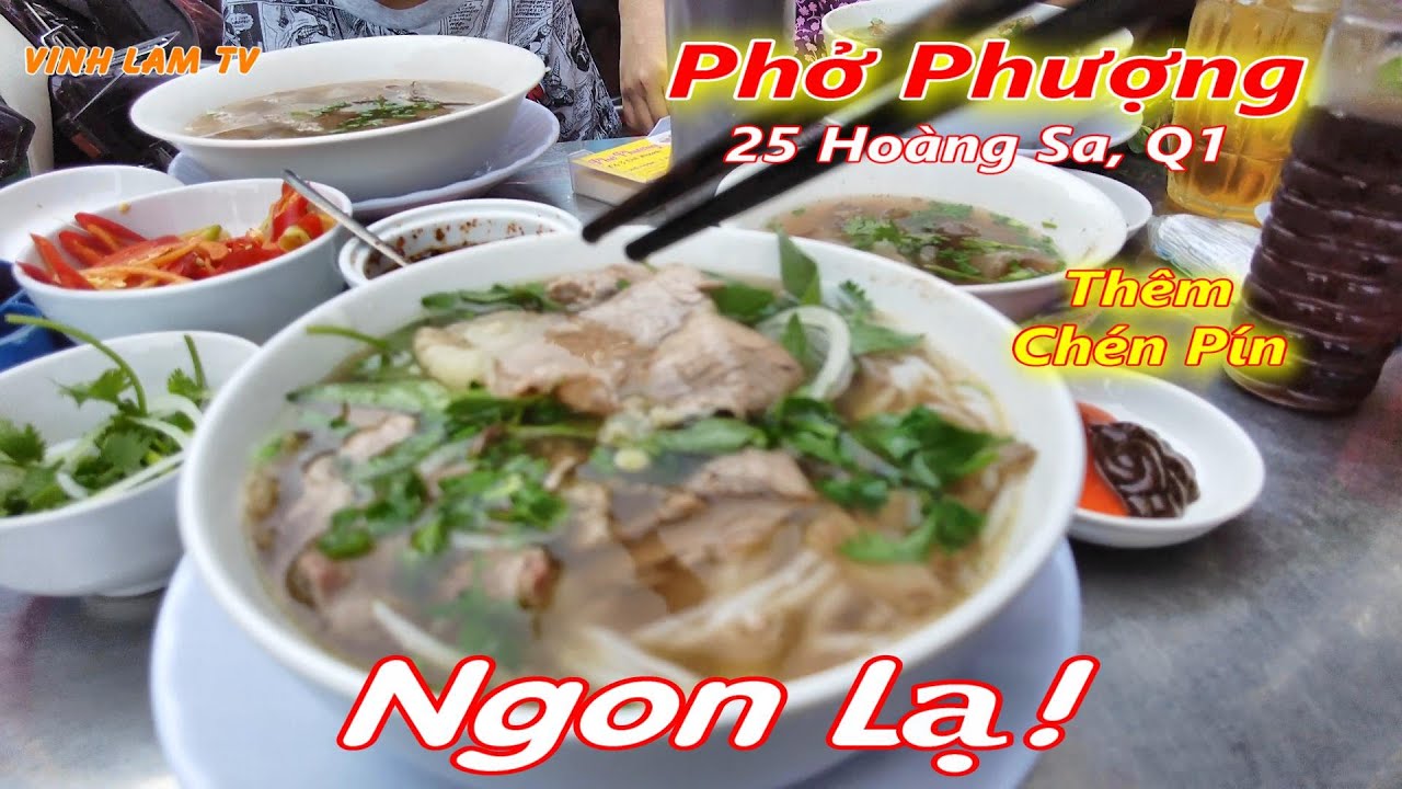 Ngon lạ! Phở Phượng 25 Hoàng Sa Quận 1 Sài Gòn (Đặc Biệt Pín Bò) - YouTube
