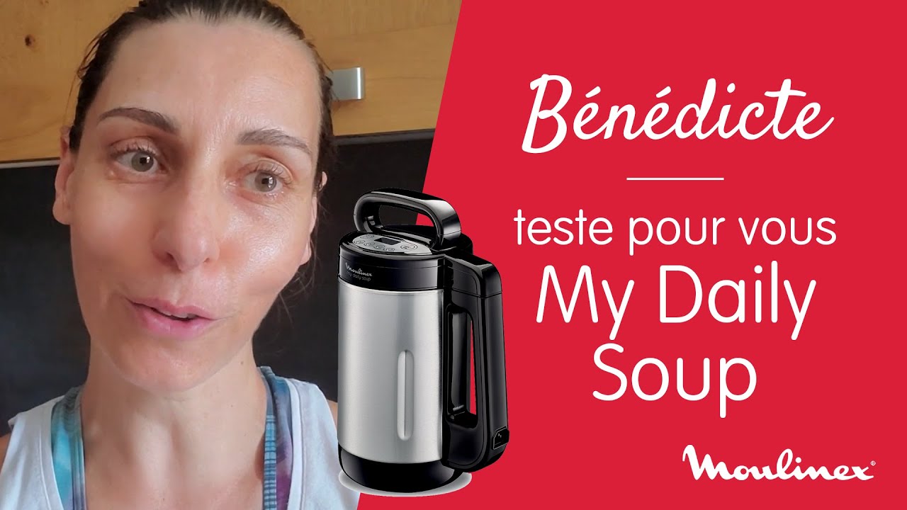 MOULINEX l Avis sur le My Daily Soup : un blender/soupe maker avec 3  programmes automatiques ! 