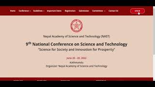 How to register? NAST Conference 2022 | Kathmandu