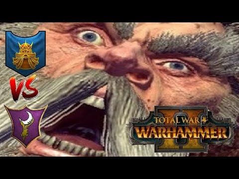 Dwarfs vs Dark Elves - MMM MM GRUDGIN IT - Total War Warhammer 2 - 동영상