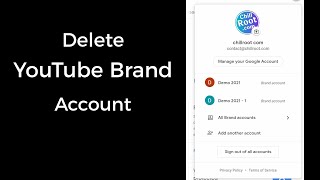 How To Delete YouTube Channel Brand Account on Android Phone