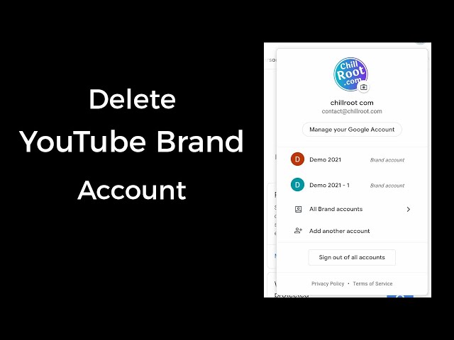 How To Delete YouTube Channel Brand Account on Android Phone class=