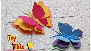 DIY-Butterfly with Paper || Paper Craft Ideas || Easy Origami.