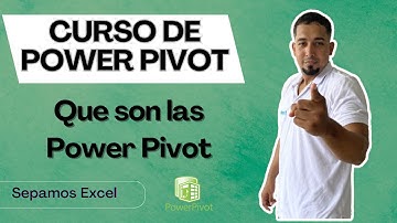 Que son las Power Pivot, Como usar las Power Pivot en Excel Power Pivot #sepamosexcel #excel