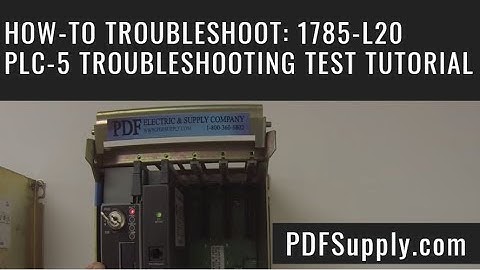 How-to Troubleshoot: 1785-L20 CPU Processor Controller Allen Bradley PLC-5