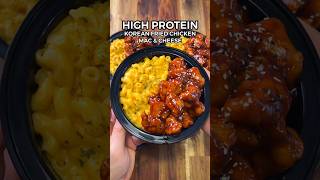 High Protein Korean Fried Chicken Mac &amp; Cheese #shorts