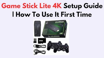 Game Stick Lite 4K Setup Guide | How To Use It First Time