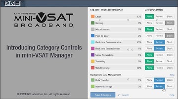Introducing Category Controls in mini-VSAT Manager