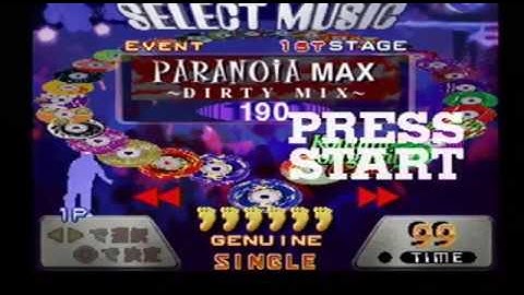 PS1 DDR 2nd ReMIX タイトルデモ&全曲リスト