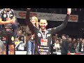 Premiazione Coppa Italia: il capitano Lube alza il trofeo