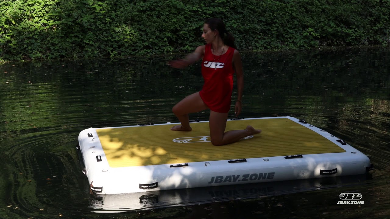 Isola Galleggiante tuttofare JDOCK JBAY.ZONE per SPORT - RELAX - DIVERTIMENTO in acqua