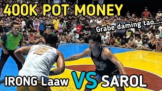 Grabe Daming Tao, 400K Pot Money Sarol Pusang Itim Vs Irong Laaw