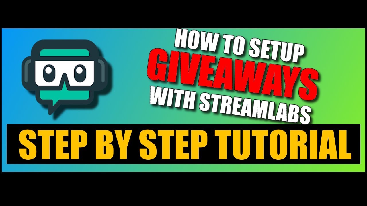 How to Run a Giveaway in Streamlabs — Cloudbot 101