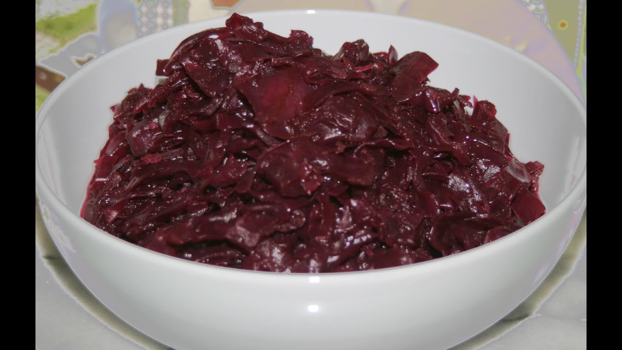 Rotkohl - Blaukraut. Schritt für Schritt mit Rezept. - YouTube