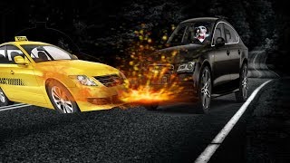 Jigsaw se choca contra un taxi -Need For Speed Underground 2 screenshot 5