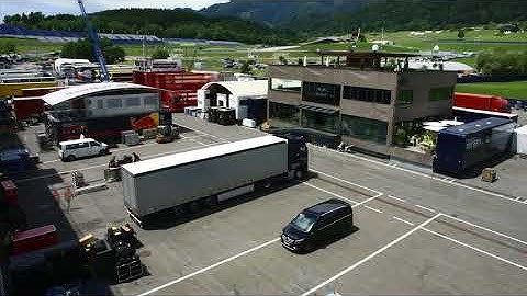 Paddock construction timelapse: FORMULA 1 EYETIME GROSSER PREIS VON ÖSTERREICH 2018