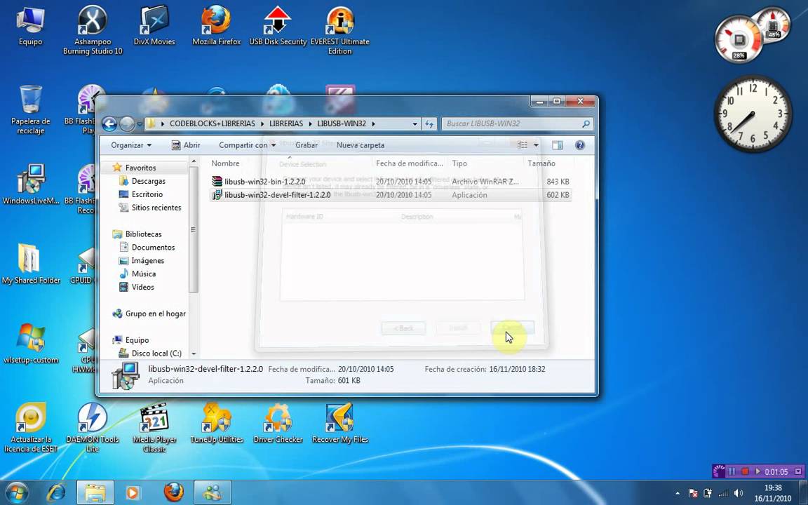 Instalacion De Libusbwin32 Youtube Instalacion De Libusbwin32 Youtube