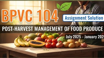 IGNOU BPVC 104 Assignment Solution 2025–26 | Full Answer Explained | Solved pdf 