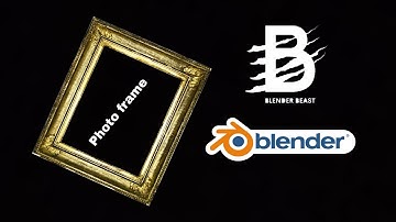 How to model a photo frame in blender/ how to use shear tool in blender