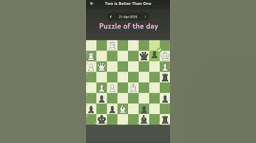 Daily Chess Puzzle Solution series! 2 queen #rook #checkmate #endgame #chessbox #chesspuzzle #chess