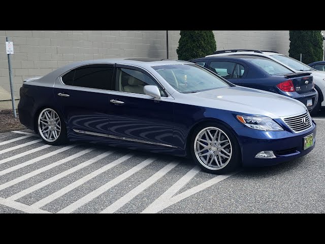 Lexus LS 600hL 2 tone custom wrap - YouTube