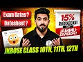 JKBOSE Class 10th, 11th, 12th Datesheet &amp; Exam Dates?🚨 | 15% Relaxation?😱 | JKBOSE WALLAH