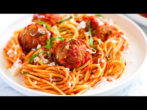 Best Spaghetti and Meatballs - With homemade marinara sauce!