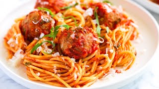 Best Spaghetti and Meatballs - With homemade marinara sauce!