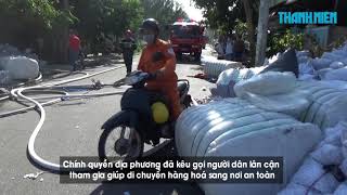 Cháy Xưởng Sản Xuất Gối Ở Đà Nẵng, Công Nhân Phá Tường Để Cứu Hàng Hóa