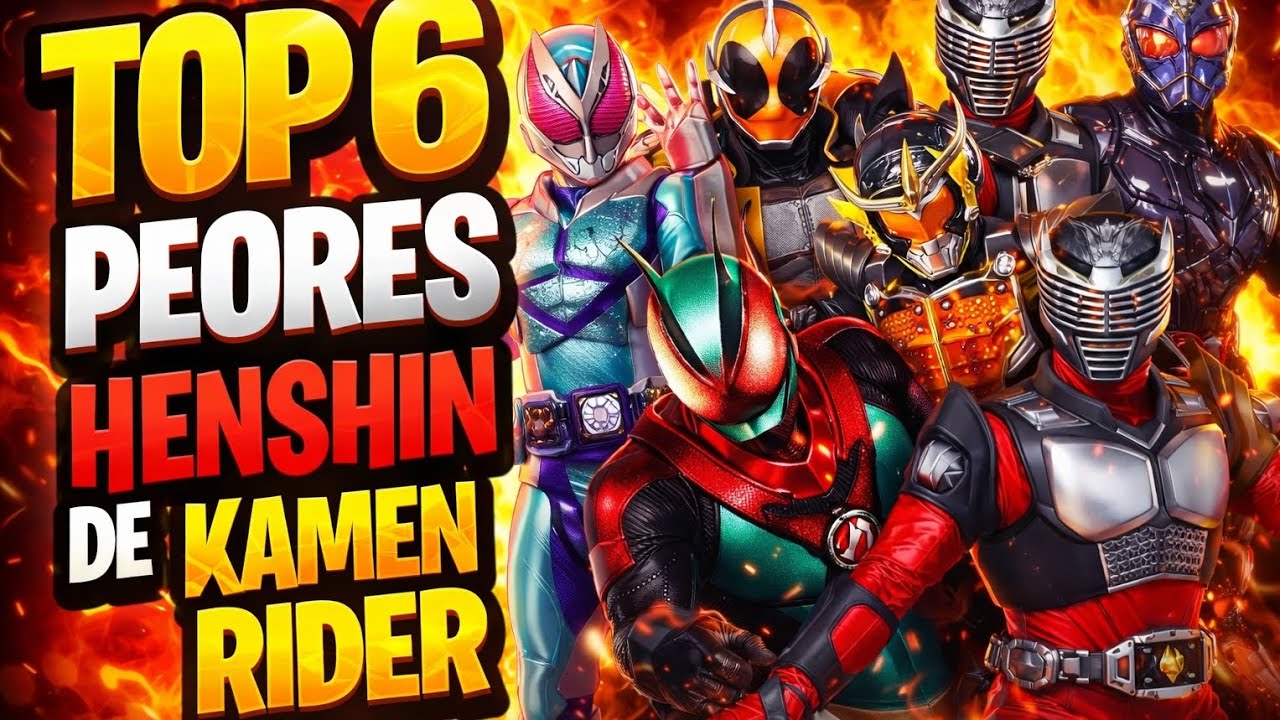 Top 6 peores henshin de Kamen rider 
