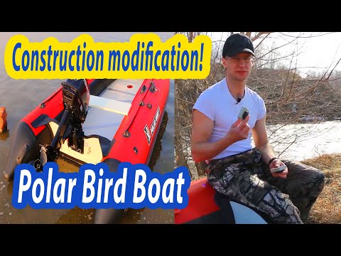 Construction modification of the Polar Bird boat!