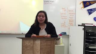 Special occasion speech/ eulogy