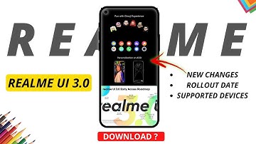 Realme UI 3.0 - New Features, Release Date, Supported Devices, Early Access Roadmap