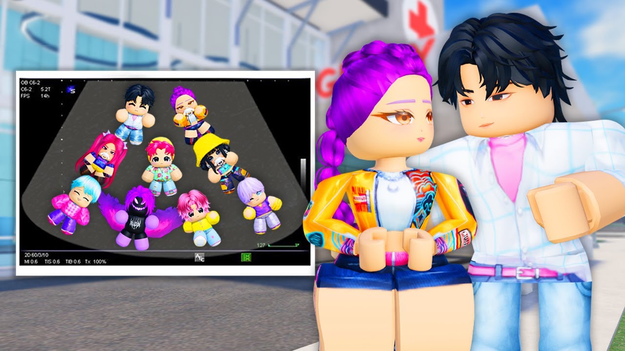 Rumi Is Expecting NONUPLETS in Roblox! (Kpop Demon Hunters)