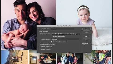 Soft proofing in Photoshop