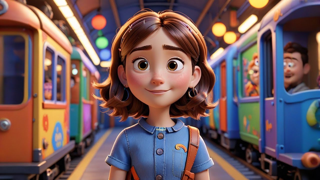 Tina Train Lights the Way | Bright Kids Song | Nursery Rhymes and Baby Songs