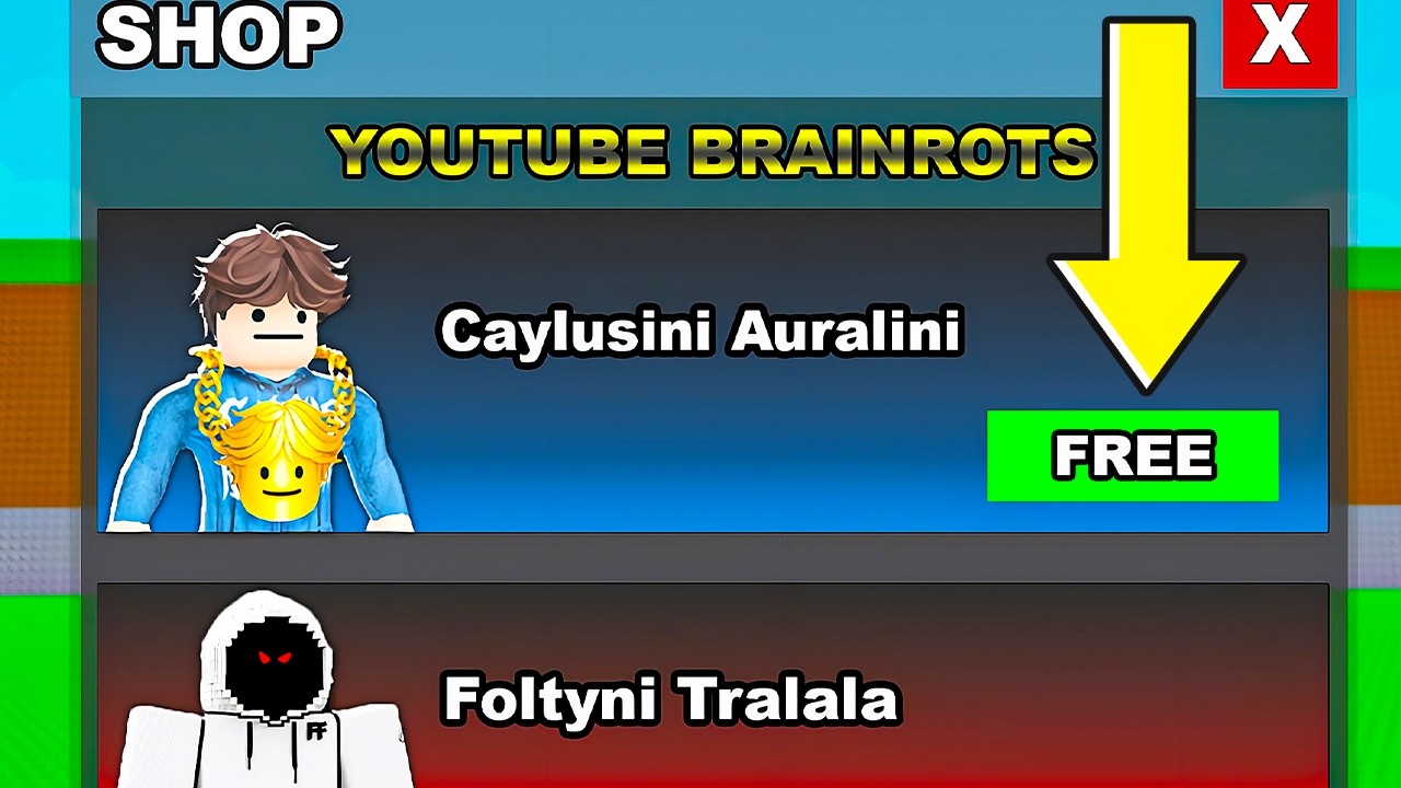 I Got a OP YouTuber Brainrot Shop..