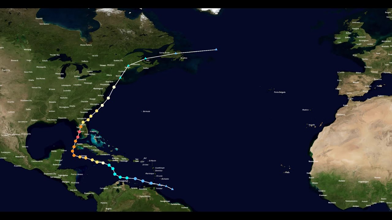 Hurricane Jennifer (2024) Hypo Animation - YouTube