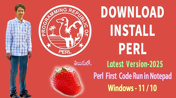 How to Install Perl On Windows 11 l 10 Latest 2025