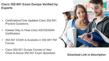 Actual Cisco 352-001 Exam Dumps With Passing Guarantee | CertificationsTime