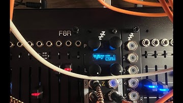 Modular noodling 2023/07/24: feat. Braids CSAW (CS-80 sawtooth / Disting EX Macro Oscillator)