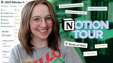 How I Track Books & Movies | Mini Notion Tour + Creative Process Chats