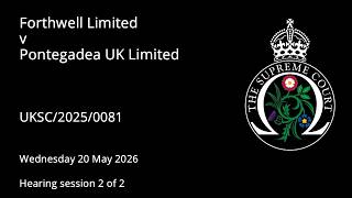 Forthwell Limited v Pontegadea UK Limited
