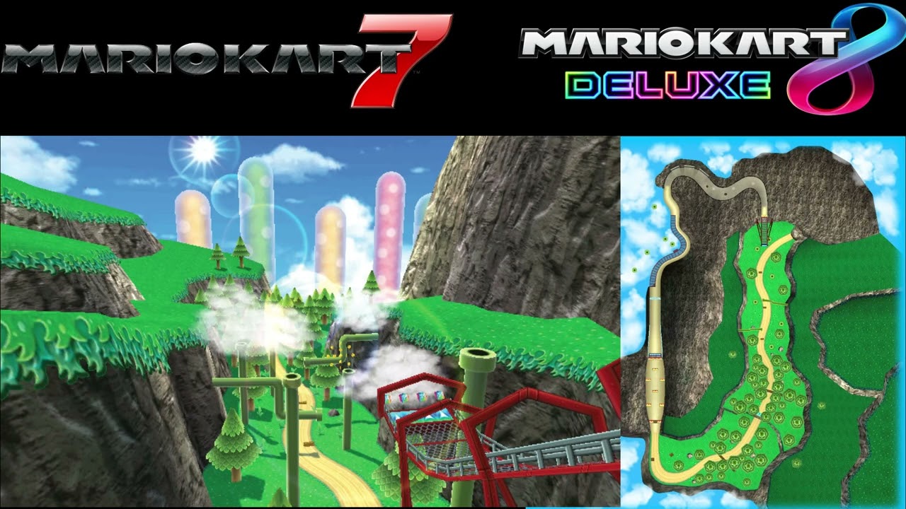3DS Rock Rock Mountain Mashup EXTENDED Mario Kart 8 Deluxe