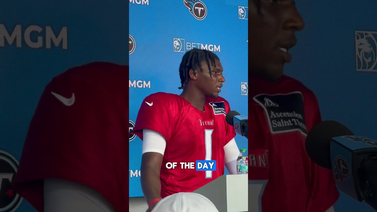  Titans QB Cam Ward Gives A Rough Summary Of The Offense At This Point In Camp Camward Nashville