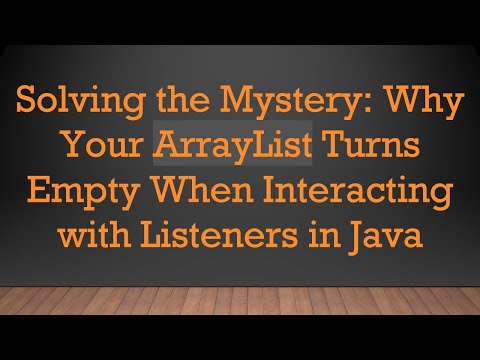 Solving the Mystery: